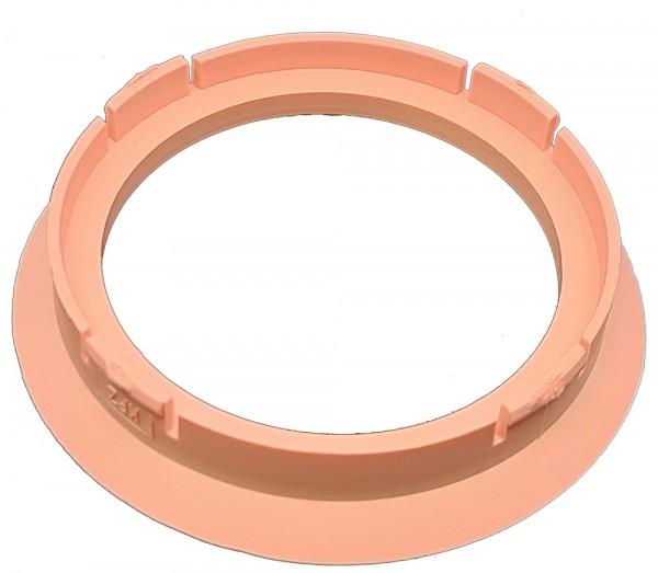 1 Stück Zentrierring - Außendurchmesser: 63,3 mm - Innendurchmesser: 52,1 mm - Farbe: Pink
